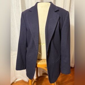 Sag Harbor Navy Women's Blazer 100% wool